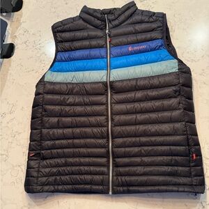 Cotopaxi Teal Full Zip Black Insulated Men’s XXL NWOT 2X  Hooded Jacket